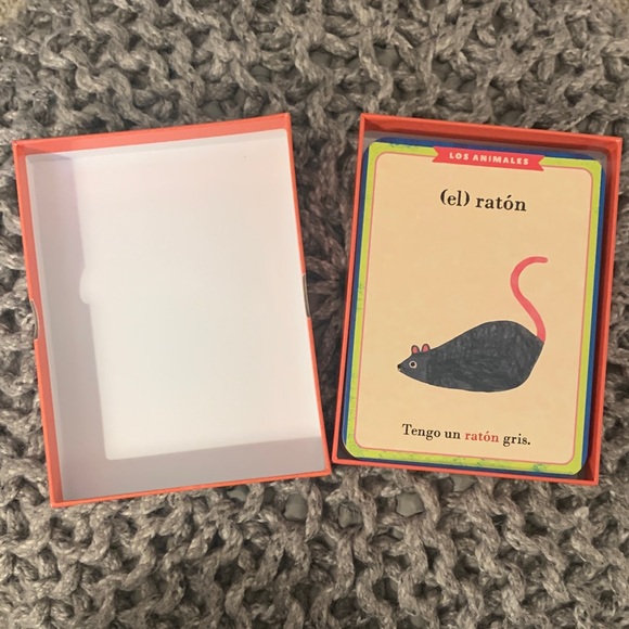 Spanish Vocabulary Flash Cards - Picture 3 of 4